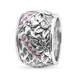 Kyoto Pink Sapphire 0.40ct Ring in Sterling Silver