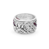 Kyoto Ruby 0.70ct Ring in Sterling Silver