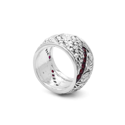 Kyoto Ruby 0.70ct Ring in Sterling Silver