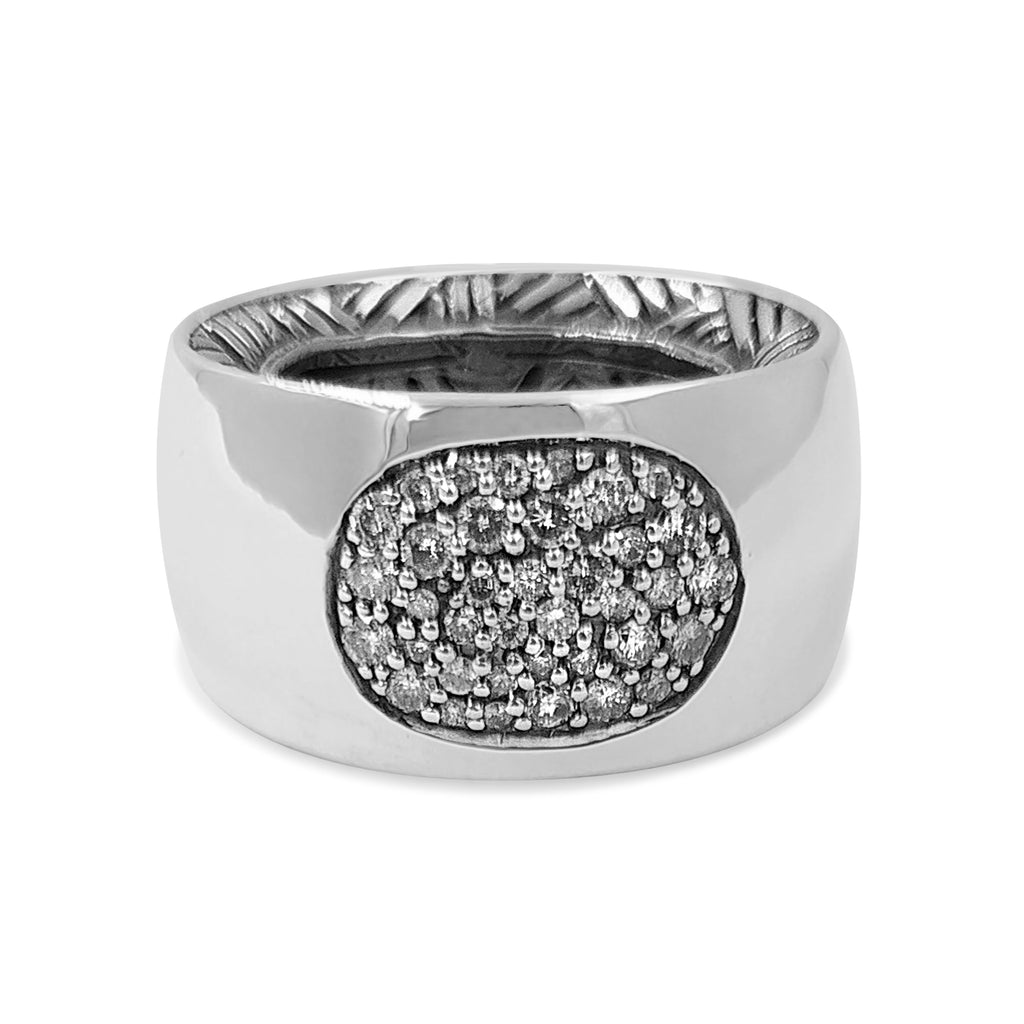 Kyoto 0.75ct White Diamond Dome Ring in Sterling Silver